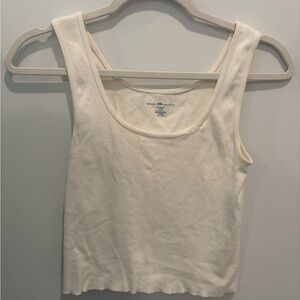 Brandy Melville Off-White Tank Top